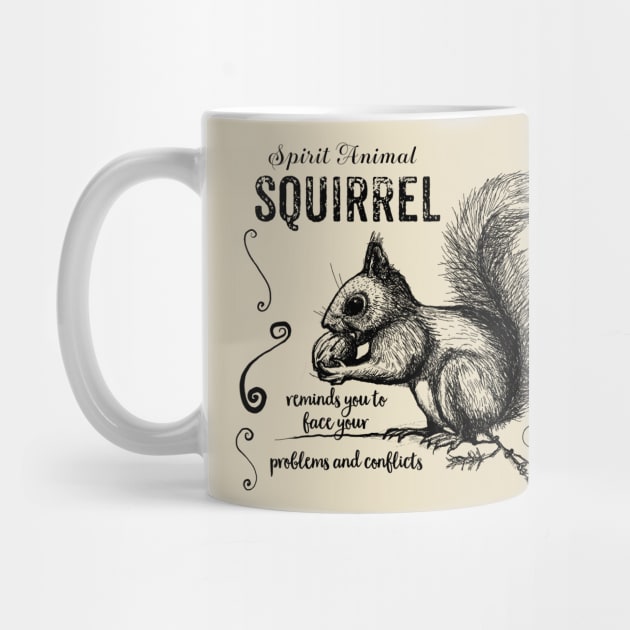 Spirit animal - squirrel black by mnutz